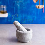 Soapstone (Maakal) Mortar & Pestle – Kitchen Utensil