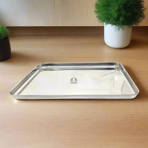 Stainless Steel Glossy-finish Serving Trays – Serving Tray