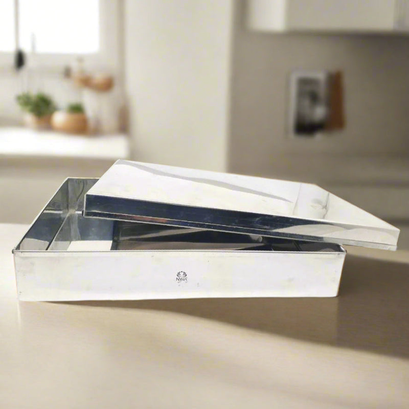 Stainless Steel Storage Box & Tray Set – Storage Container