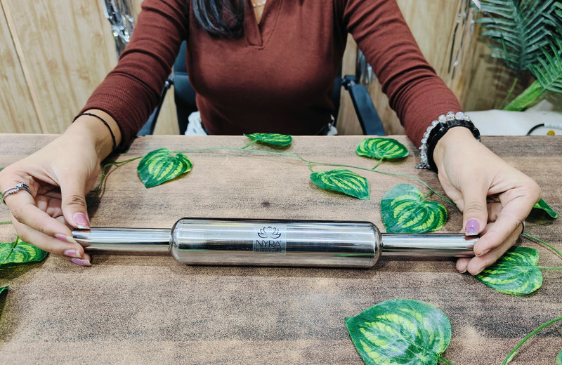 Stainless Steel Chapati Roller Pin – Kitchen Utensil