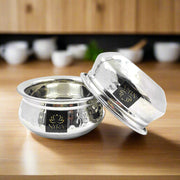 Stainless Steel Hammered Finish Dal Handi – Cooking Handi