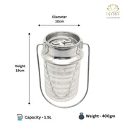 Stainless Steel Jointless Milk Can/Oil Can with Lid - Milk and Oil Storage Container/Balti – Storage Container