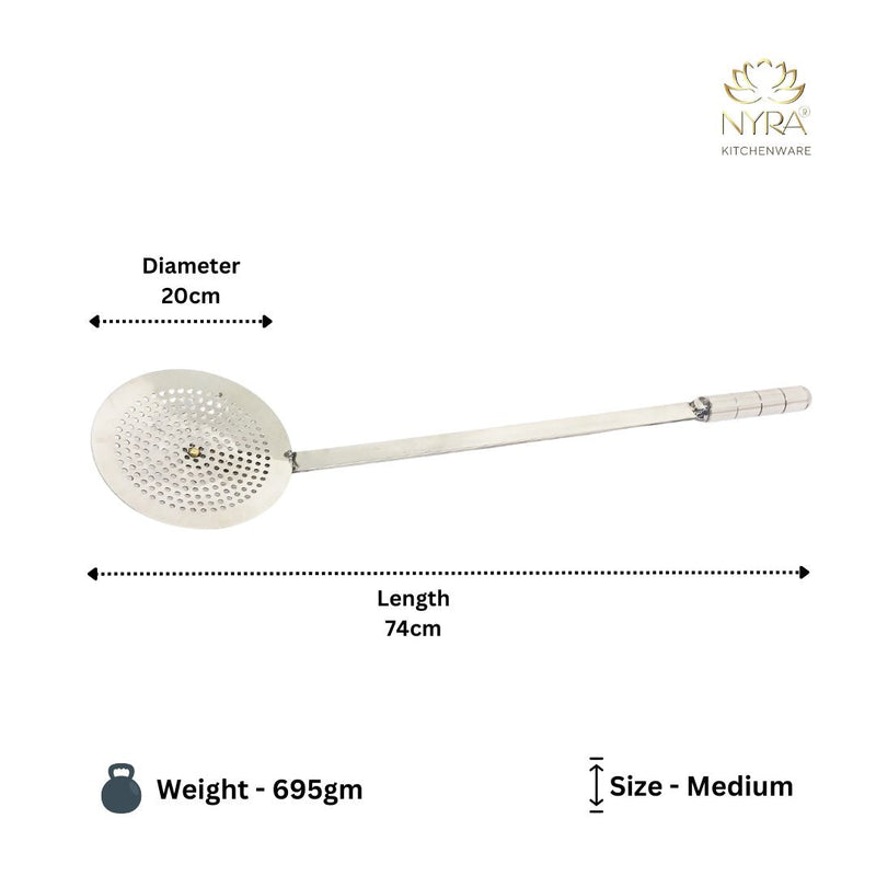 Stainless Steel Jhara/Deep-Frying Skimmer – Deep Fry Skimmer