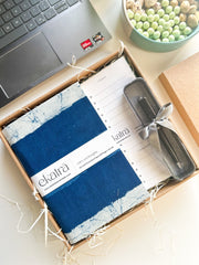 ekatrahandmade-sustainable-productivity-gift-hamper-by-ekatra-indigo-stripes