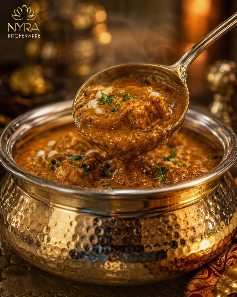 nyra-kitchenware-handcrafted-artisan-brass-sipri-handi-with-lid-traditional-indian-kalai-coated-luxury-heritage-hammered-cookware-tableware