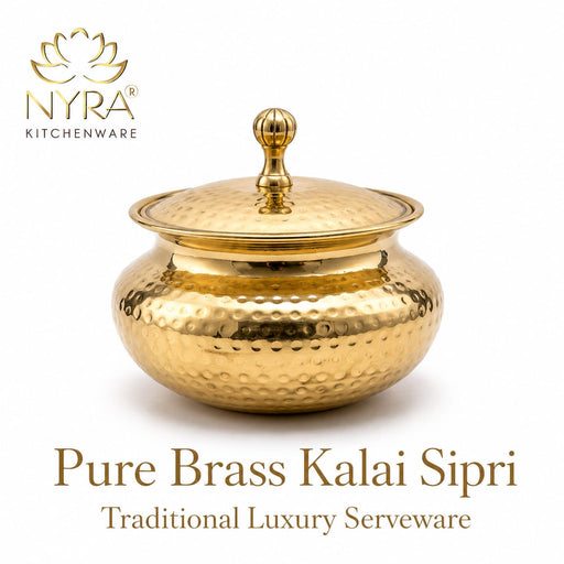 nyra-kitchenware-handcrafted-artisan-brass-sipri-handi-with-lid-traditional-indian-kalai-coated-luxury-heritage-hammered-cookware-tableware
