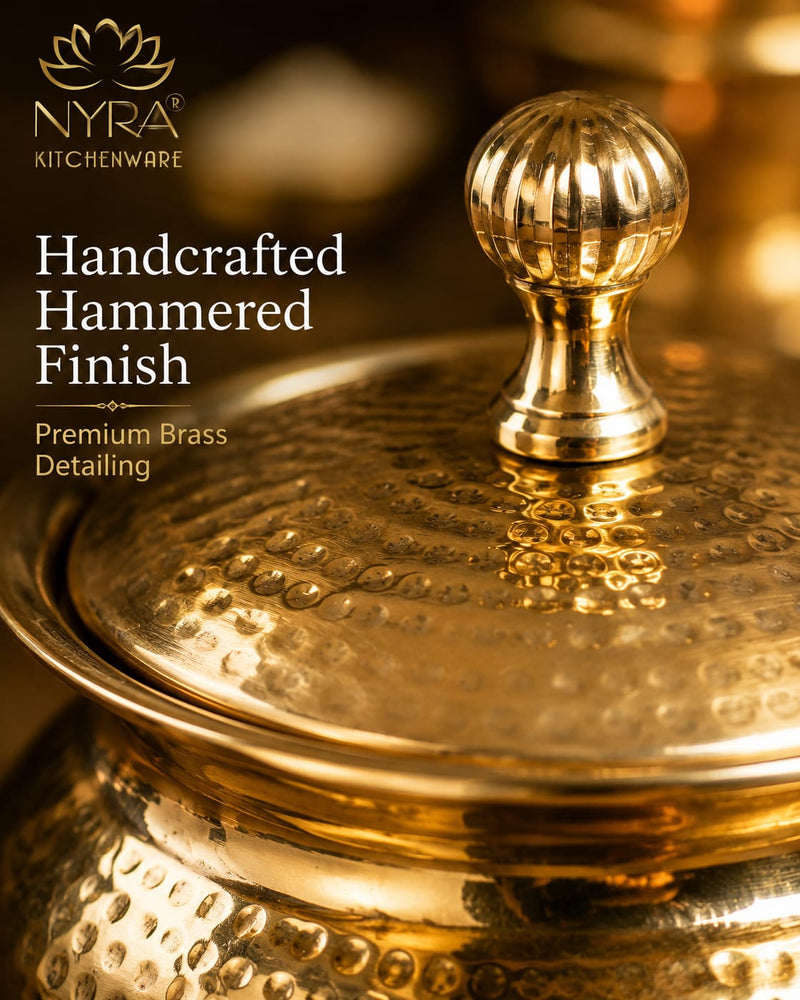 nyra-kitchenware-handcrafted-artisan-brass-sipri-handi-with-lid-traditional-indian-kalai-coated-luxury-heritage-hammered-cookware-tableware