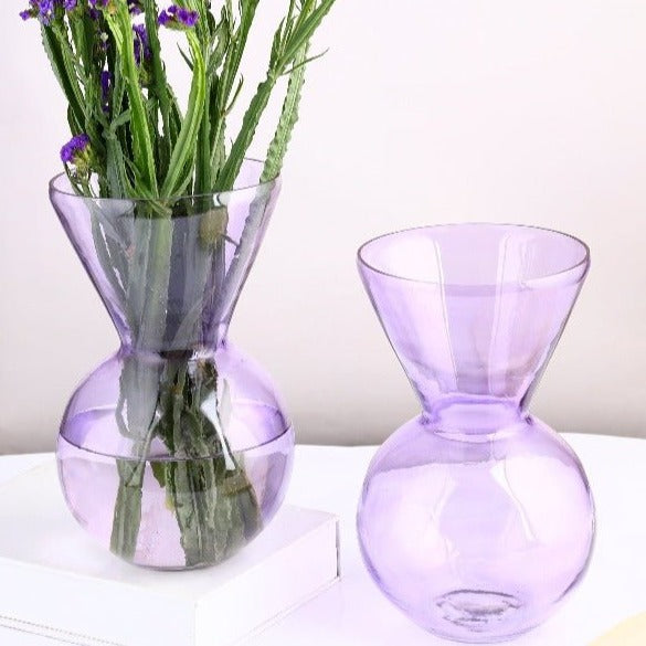 Nurture India Totem Inspired Glass Vase