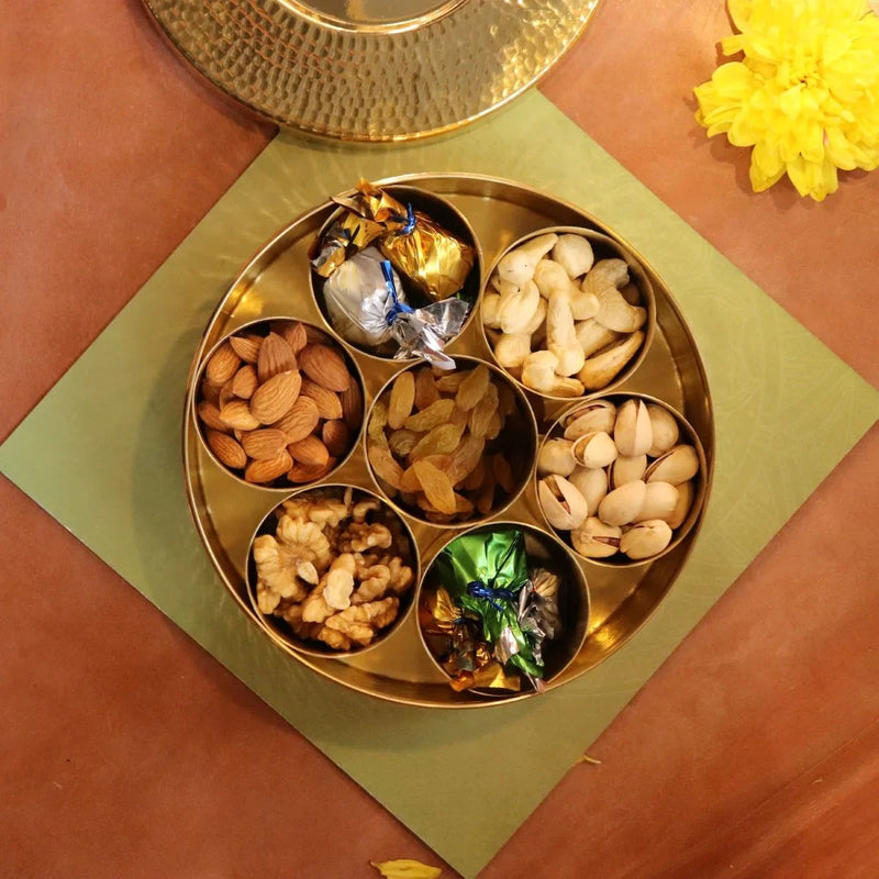 Traditional Brass Spice Box (Masala Dabba- Anjarai petti) – Utensil