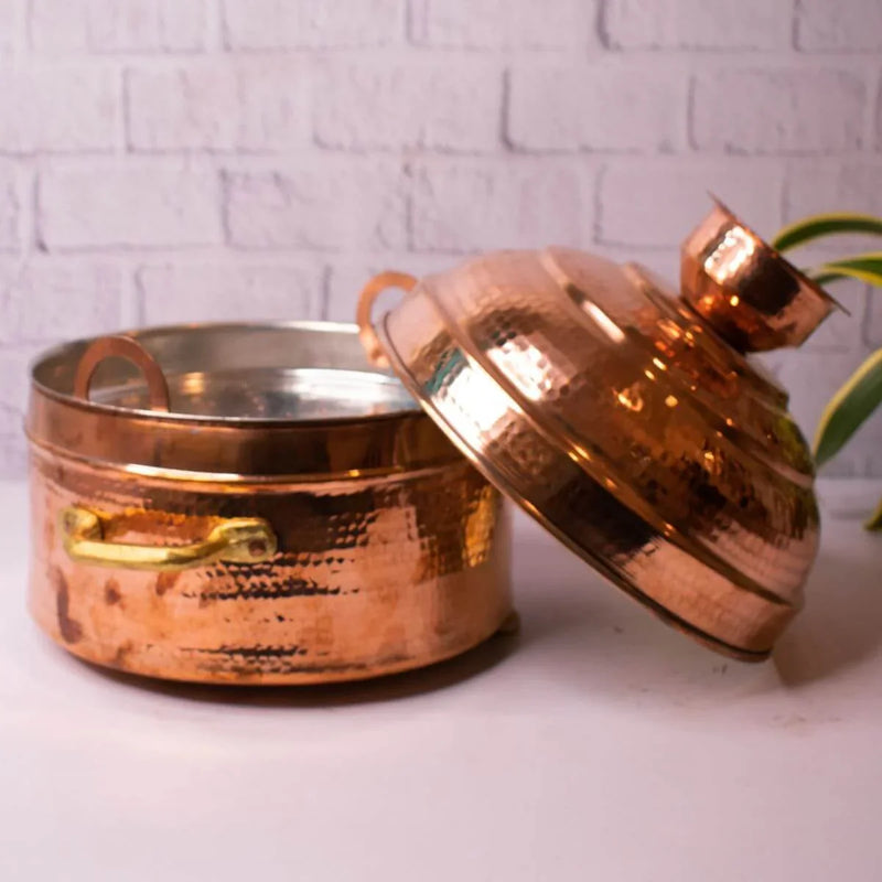 Traditional Copper Modak Patra - Steamer Vessel – Utensil