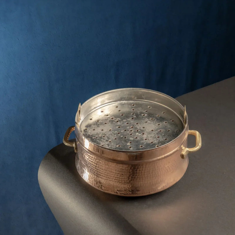 Traditional Copper Modak Patra - Steamer Vessel – Utensil