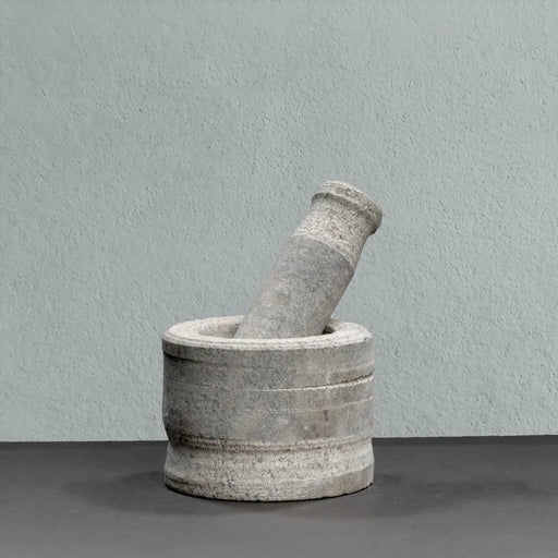 Hardstone (Hand Chiseled): Mortar & Pestle – Kitchen Utensil