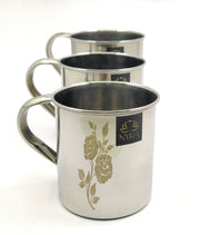Stainless Steel Laser Printed Mug with Glossy Finish – Kitchen Utensil
