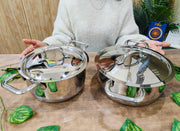 Triply Stainless Steel Saucepot Set with Lid – Lid