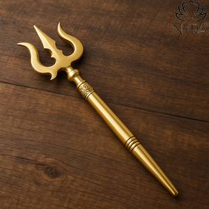 Pure Brass (Peetal) Trishul – Kitchen Utensil