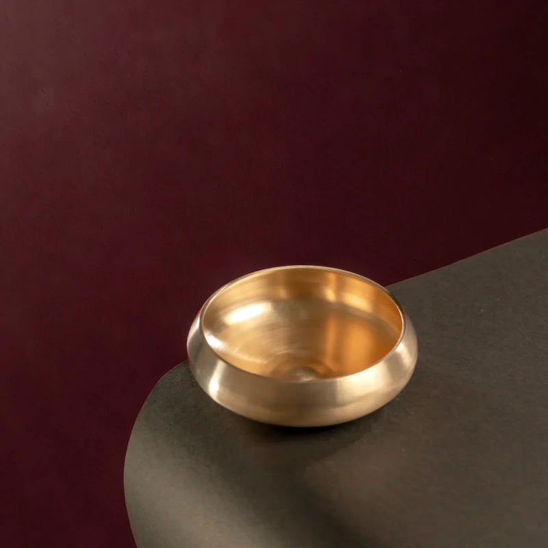 Kansa Bela Shrikhand Bowl – Bronze Dessert Bowl