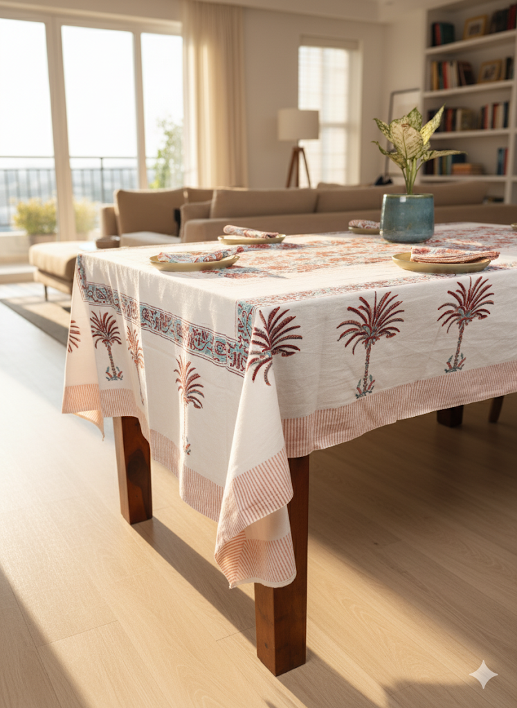 local-kala-010-hand-block-six-seater-dining-table-cover