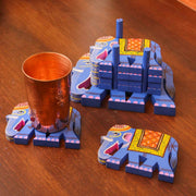 Varanasi Wooden Elephant Coasters – Drink Coasters