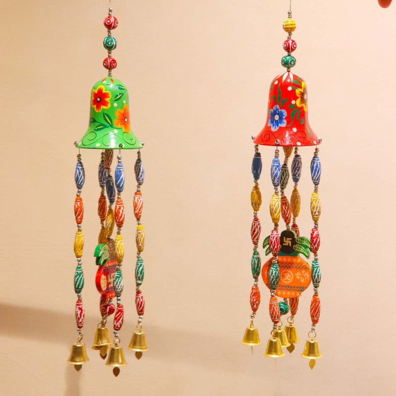 Varanasi Wooden Hanging Thoran Set Of 2 – Door Hanging