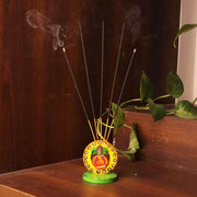 Varanasi Wooden Incense Stick Holder Round Set Of 5 – Incense Holder