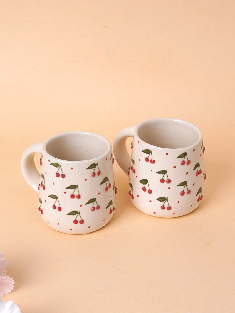 Nurture India Very Cherry Ceramic Mugs