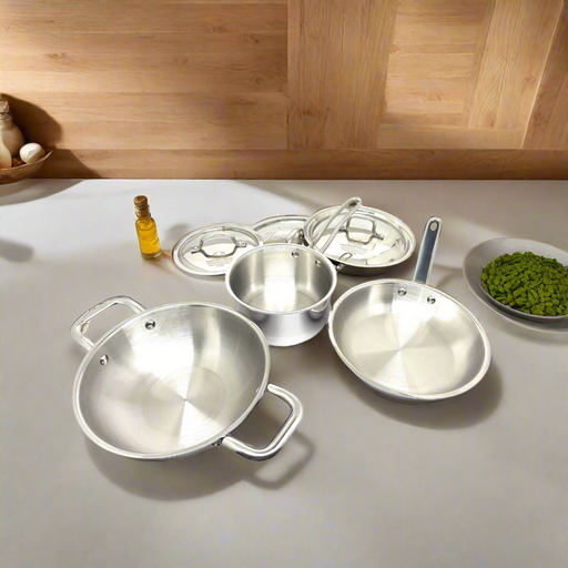 Triply Stainless Steel Cookware Set – Saucepan