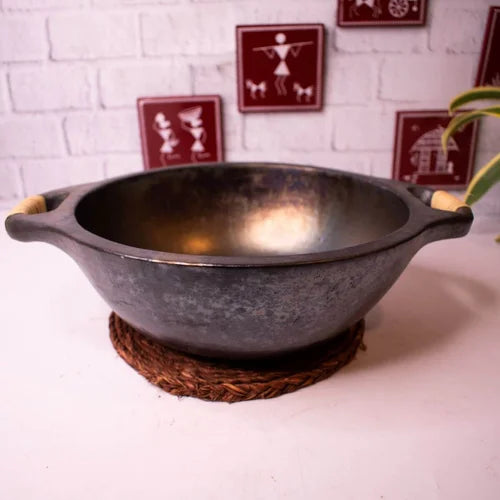 Wok: Manipur Black Pottery â€“ Kitchen Utensil