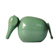 Nurture India Teal Green Wooden Elephant Decorative Piece