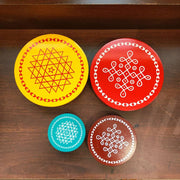 Wooden Pooja Chowki Set – Prayer Platform