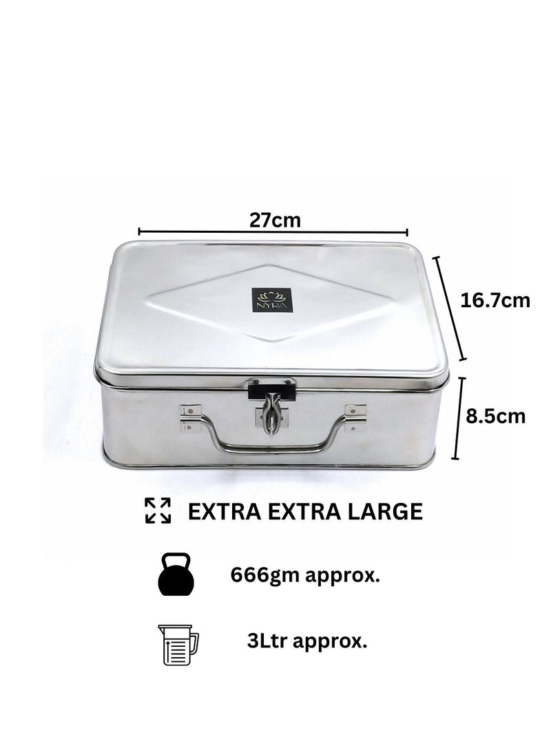 Stainless Steel Multi-Purpose Cash/Storage Box – Storage Container