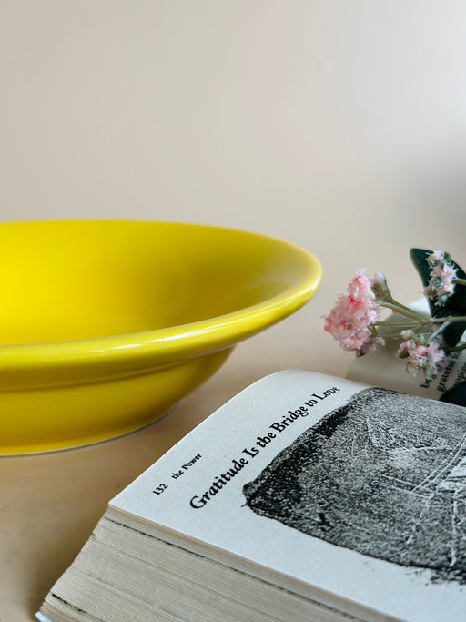 Nurture India Have It All Pasta Bowl Sunshine Yellow